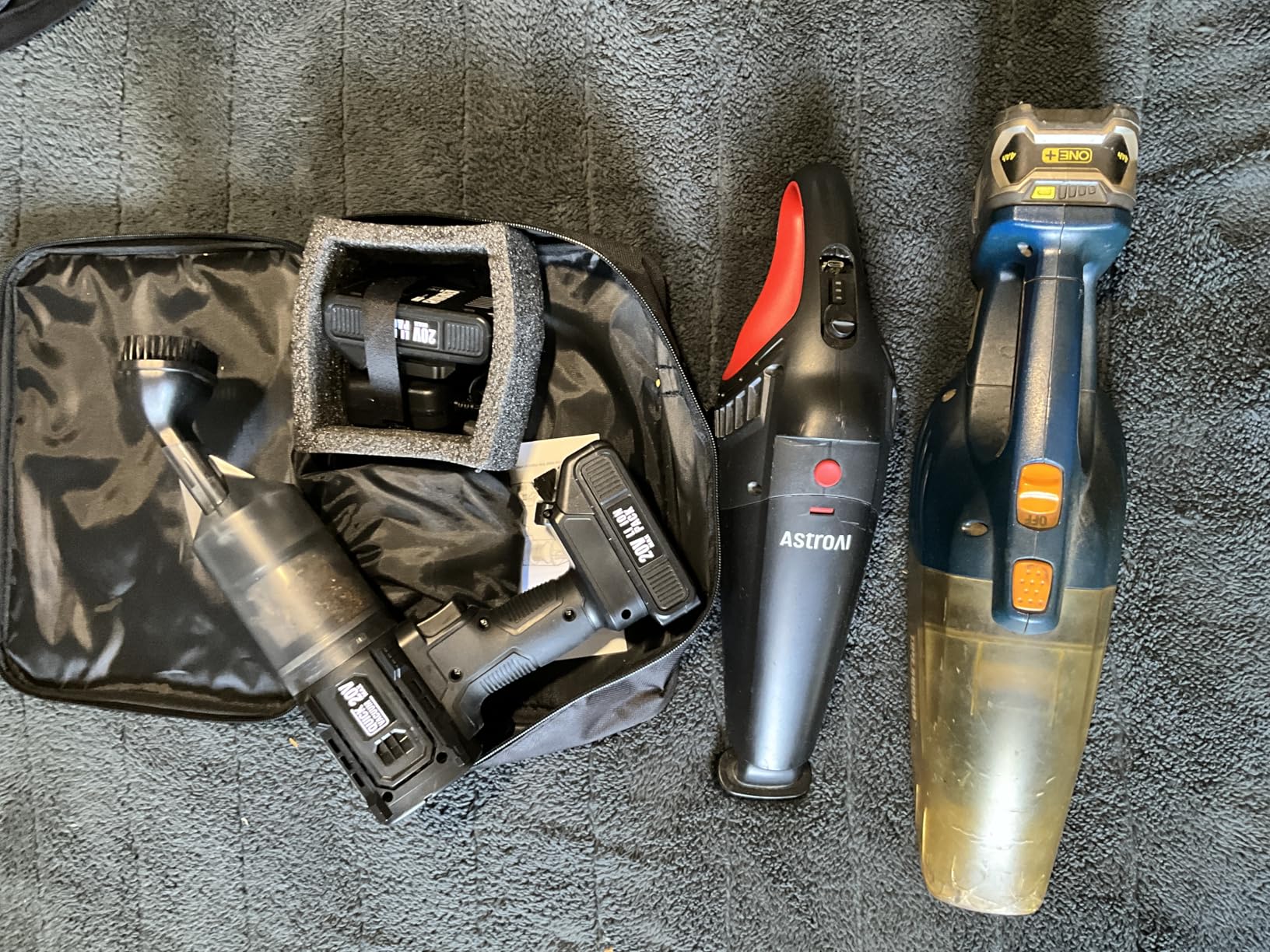 Car Vacuum Cordless, 35000PA Strong Suction Handheld Vacuum with 2 Detachable Batteries, 60Min Runtime Portable Vacuum Cleaner for Car Detailing, Pet Hair, Home Couch & Office, 350ML XL Dust Cup customer photo 1