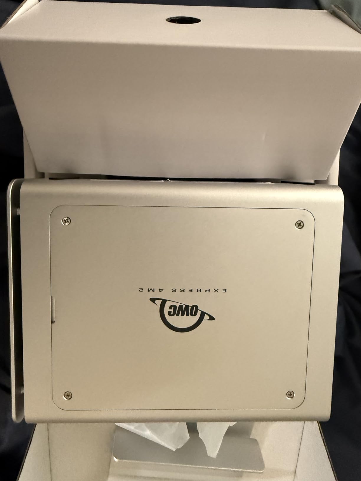 OWC Express 4M2 Four-Slot USB4 (40Gb/s) RAID Storage Enclosure for NVMe M.2 2230/2242/2280 SSDs (Diskless) customer photo 1