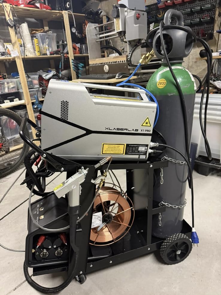 X1pro 700W Laser Welding Machine - 6-in-1 Fiber Laser Welder | 5-8X Faster than TIG, Auto Wire Feeder and Helmet, Welding, Cutting, Cleaning, Rust Removal, Underwater Welding, CNC Retrofit customer photo 2