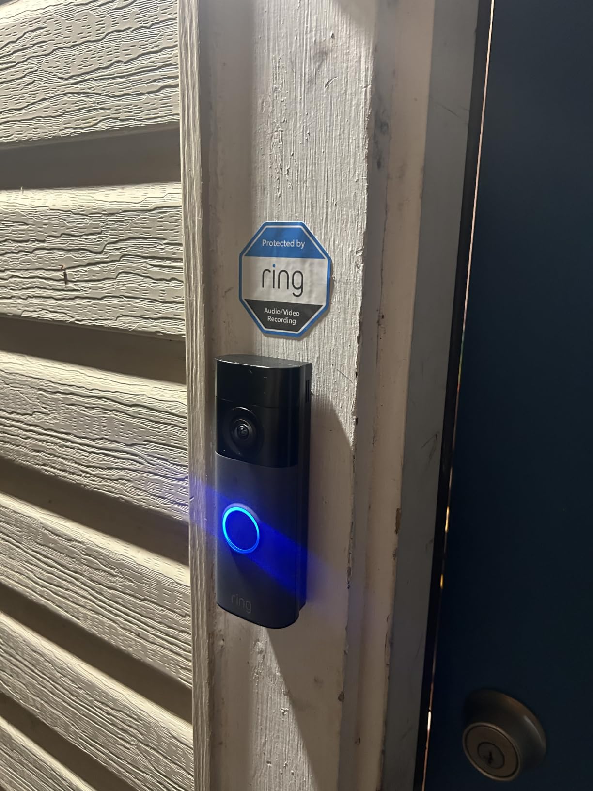 Ring Battery Doorbell 2K (newest model) Retinal 2K with wide-angle video, up to 6x Enhanced Zoom, Two-Way Talk, and Built-In Battery, Speckled Gray customer photo 1