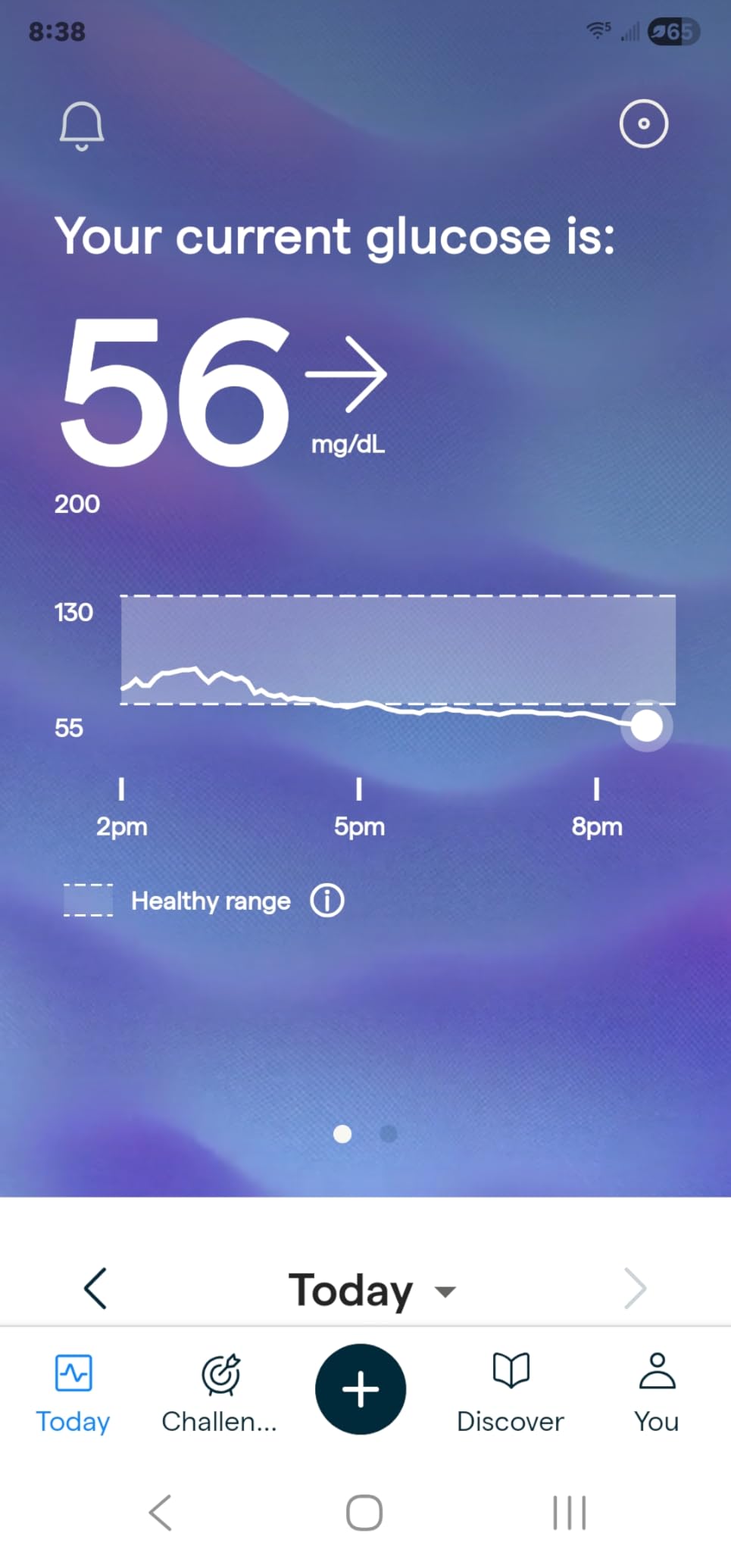 Lingo Continuous Glucose Monitor (CGM) & App (Pack of 2). Made by Abbott. Optimize Your Nutrition with Real-time Glucose Data & Insights. 1 Lingo biosensor lasts up to 14 Days*. Works with iOS and Android. US Only. customer photo 1