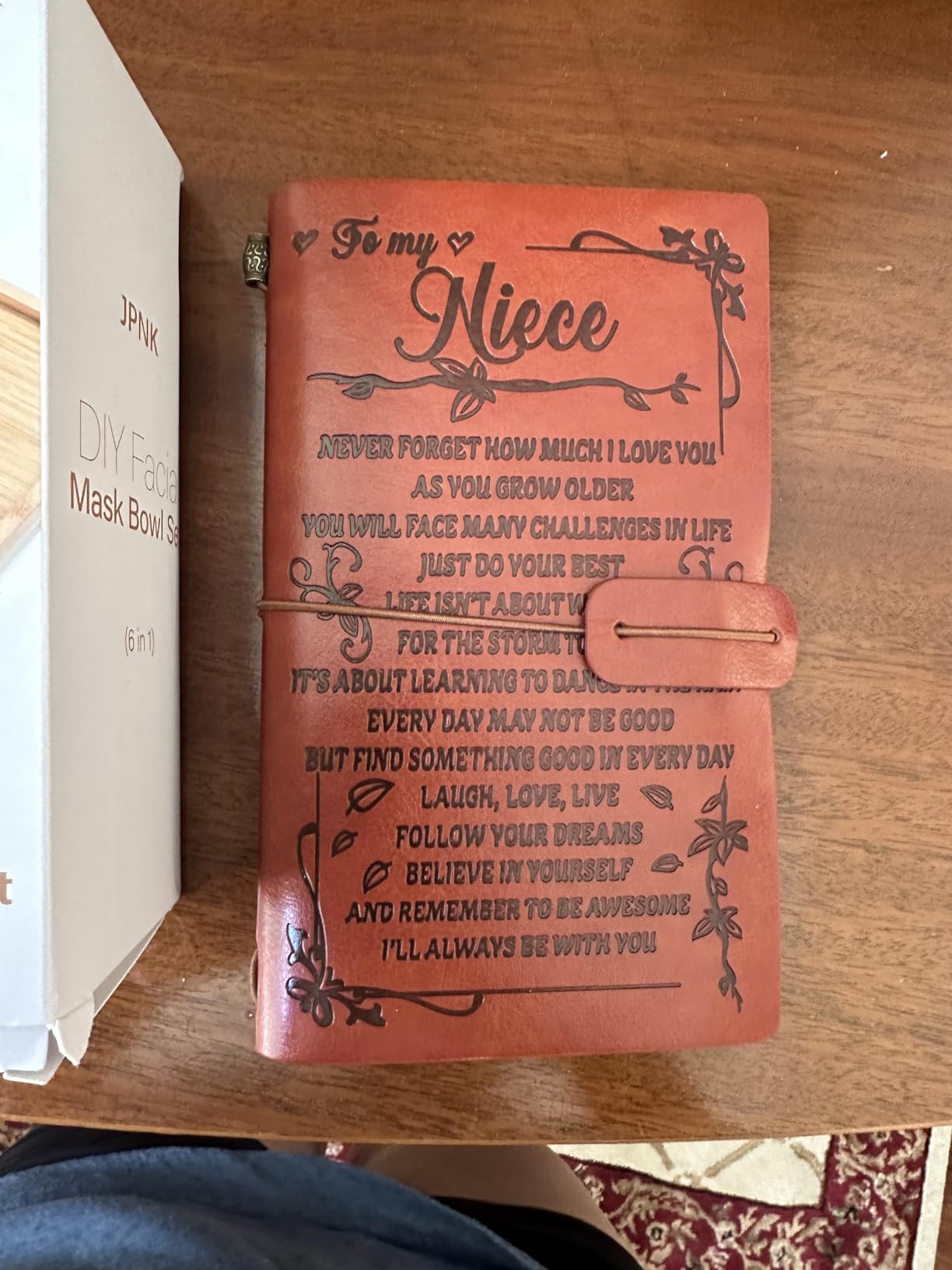 PRSTENLY Gifts for Brother Leather Journal, To My Brother Gifts | 140 Page Refillable Journal Notebooks customer photo 1