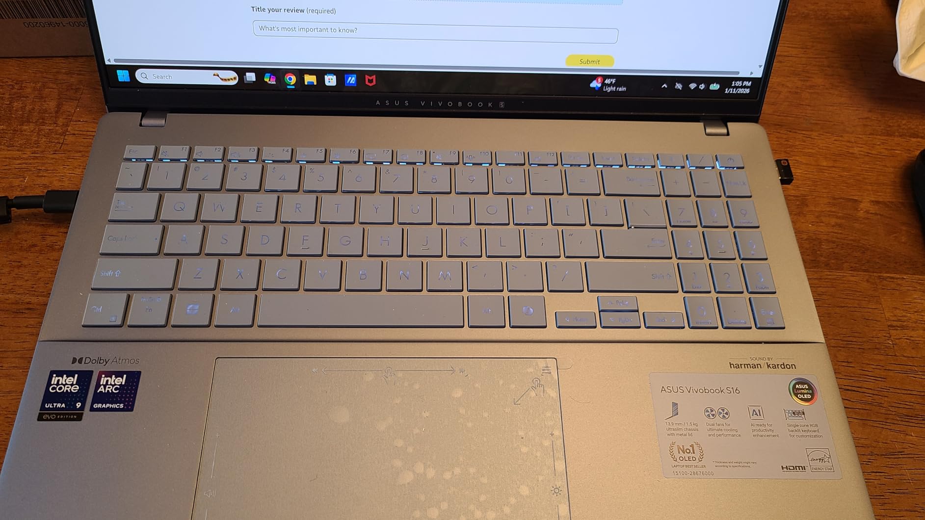 Vivobook S16 AI PC Laptop | 16