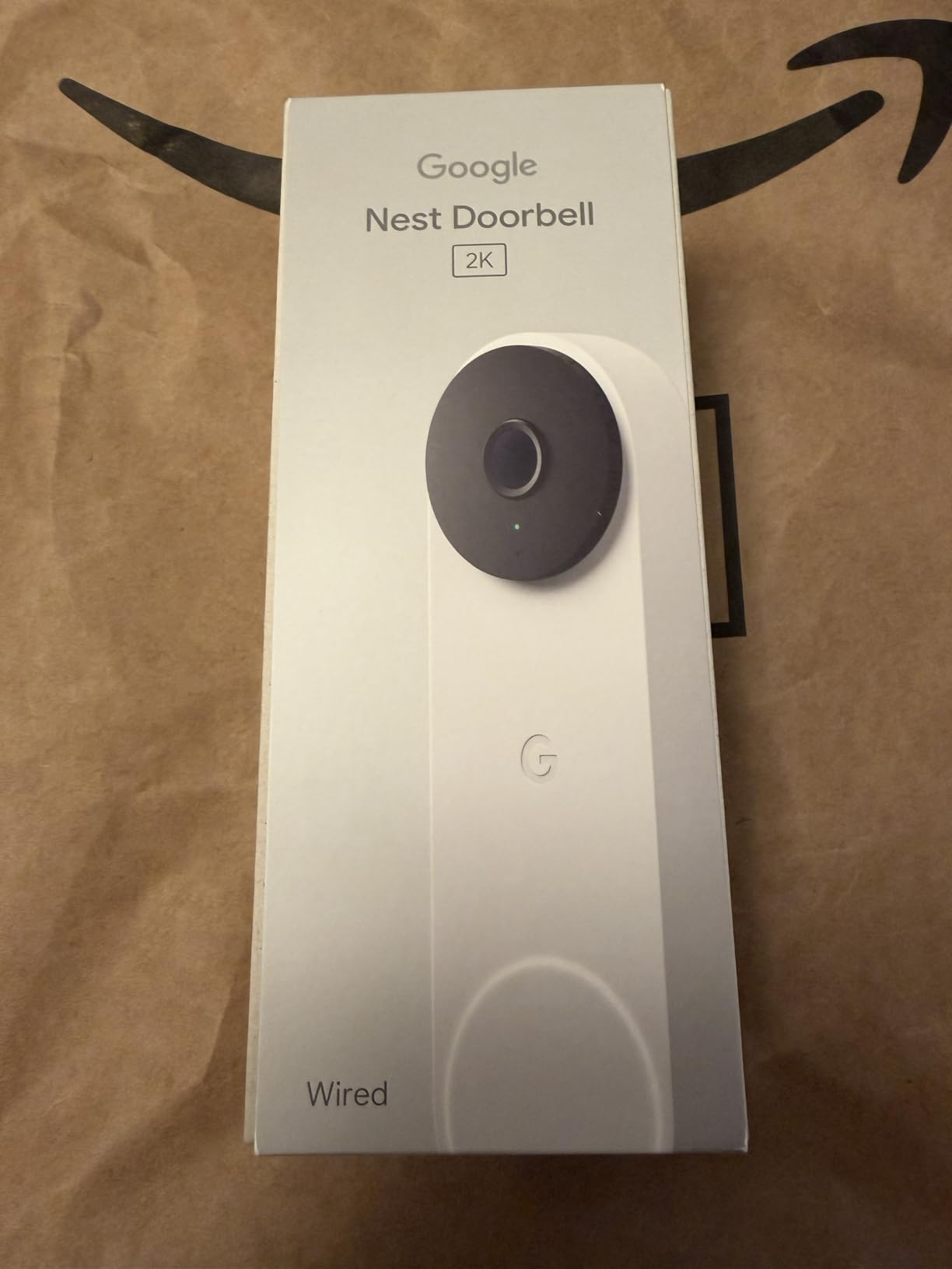Google Nest Doorbell (Wired, 3rd Gen) - 2K Video, Live View - 2025 - Hazel customer photo 1