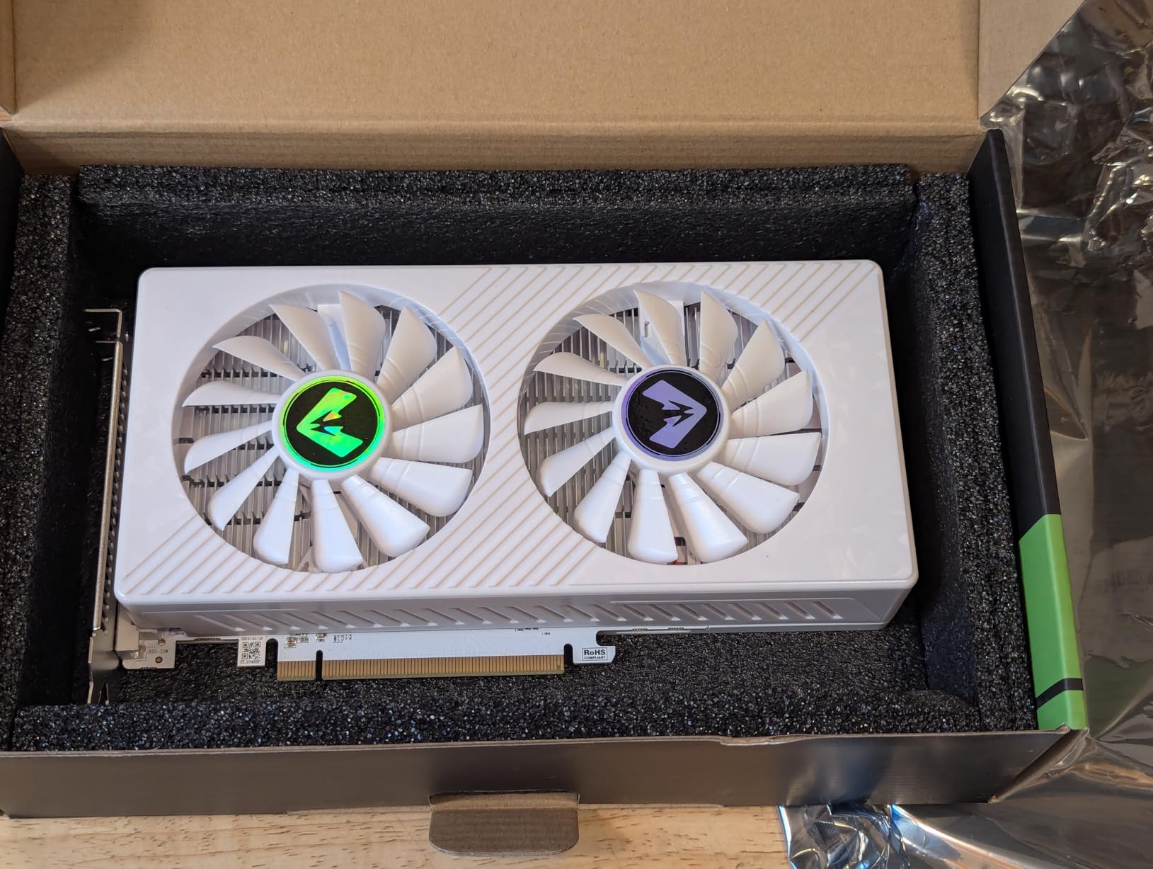 MOUGOL AMD Radeon RX 580 Gaming Graphics Card, 8GB GDDR5 2048SP 256-Bit, Dual Fan Cooling, DP/HDMI/DVI Video Output, PCI Express X16 3.0, Computer GPU Support Windows 11/10/7 Desktop PC customer photo 1