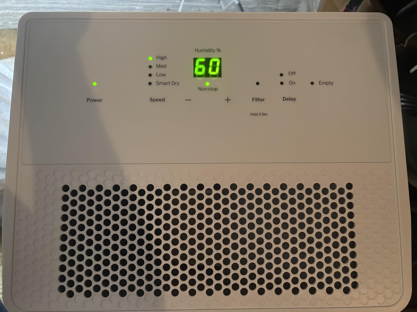 GE Dehumidifier, 50 Pint for Basement Bedroom Bathroom, 5000 Sq Ft | Smart Dry Technology, Humidistat Control, Continuous Drain Option, Bucket Full Alarm, Auto Restart & Defrost customer photo 1