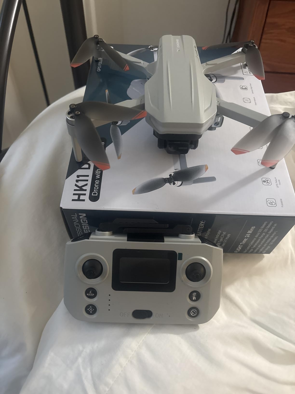 Oddire Drones with Camera for Adults 4K, GPS Auto Return, Waypoint Flight, Orbit Fly, GPS Follow, Gesture Control, Foldable Drone with Brushless Motor, 249g Light, 48 Mins Flight Time with 2 Batteries customer photo 2