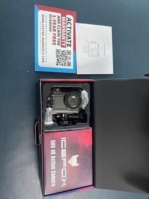 icefox Action Camera 4K 60FPS 20MP with 2X 2150mAh Batteries, Underwater Camera with 5X Zoom, EIS, Powered by Snappro App,Support Video&Photo Editing,Waterproof, WiFi Remote Control customer photo 1