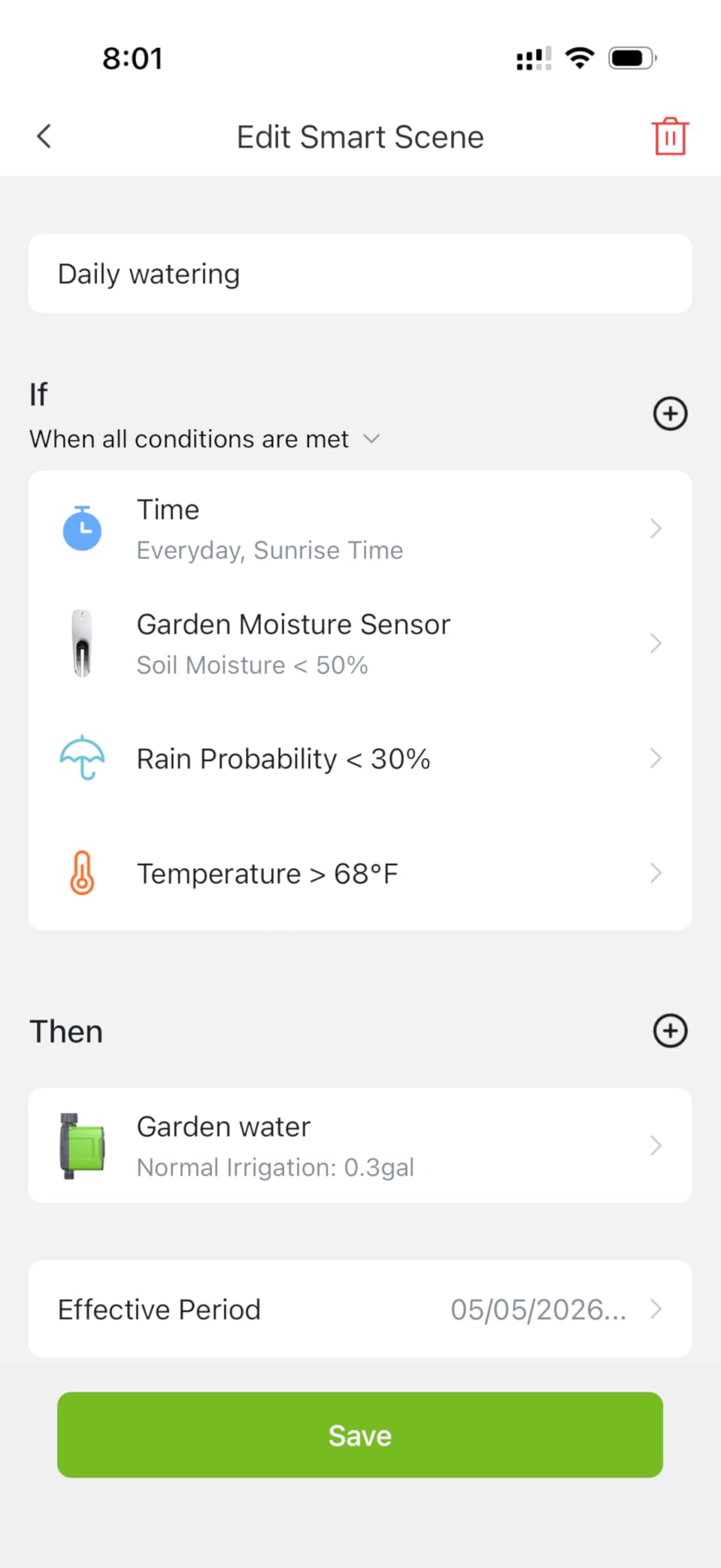 RainPoint 3-in-1 APP Remote Monitoring WiFi Soil Meter Indoor/Outdoor | Moisture/Air Temperature/Light Intensity Monitor & Custom Alert, IP66 Waterproof Wireless Sensor for Plant, 2.4GHz WiFi Support customer photo 2