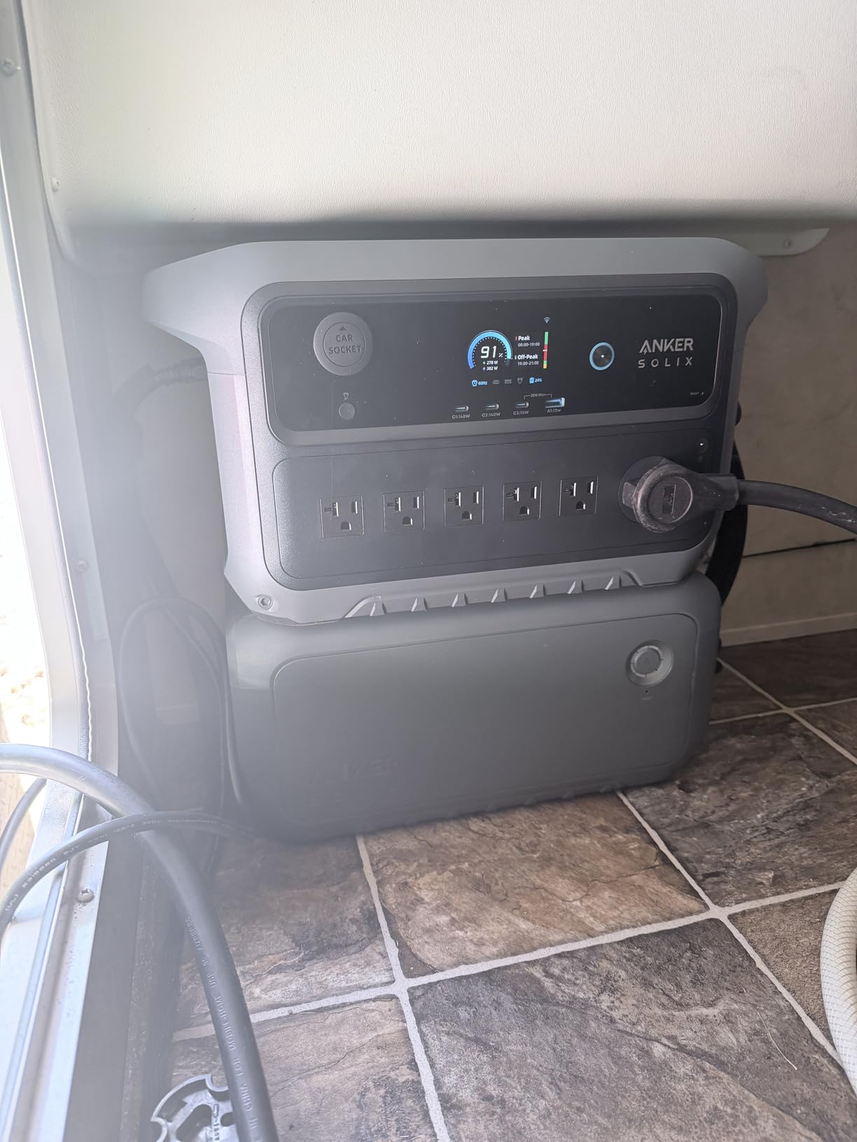Anker SOLIX C2000 Gen 2 Portable Power Station, 2,048Wh, 2,400W, Camping | 2,048Wh LiFePO4 Battery, Full Charge in 58 Min, 2,400W (Peak 4,000W) Solar Generator for USP, Outdoor and Emergency Use customer photo 1