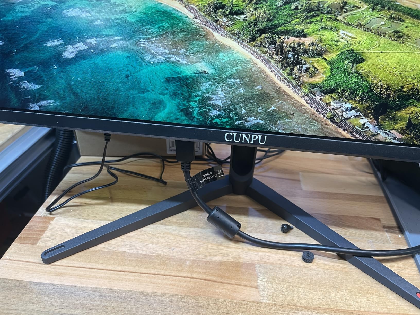 CUNPU 34 Inch Ultrawide Productivity Curved Monitor, 65W USB-C & KVM, 3440x1440 WQHD 165Hz 21:9 R1000 Display, 100% sRGB for Work and Gaming, 4000:1, Height Adjustable, PIP/PBP, HDMI, DisplayPort customer photo 2