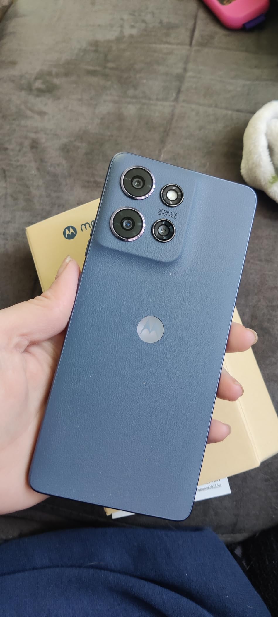 Moto G Power - 2026 | Unlocked | Made for US 8/128GB | 50MP Camera | Pantone Evening Blue customer photo 1