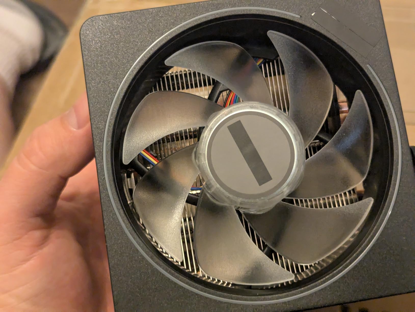 Ryzen 7 CPU Cooler Wraith Prism RGB LED Lighting Heatsink Copper Core Base Fan Pre-Applied Thermal Paste Compatible with AMD Socket AM5 AM4 AM3, Ryzen7 8700X 9700X 2700X 3700X 4700X 6700X 7700X Cooler customer photo 1