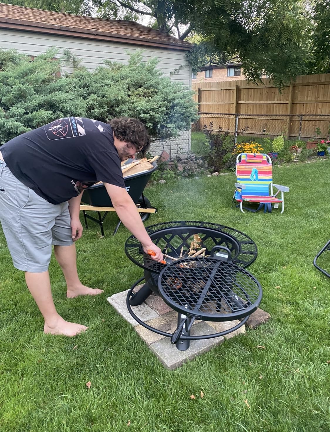 Bali Outdoors Fire Pit with Poker customer photo 2