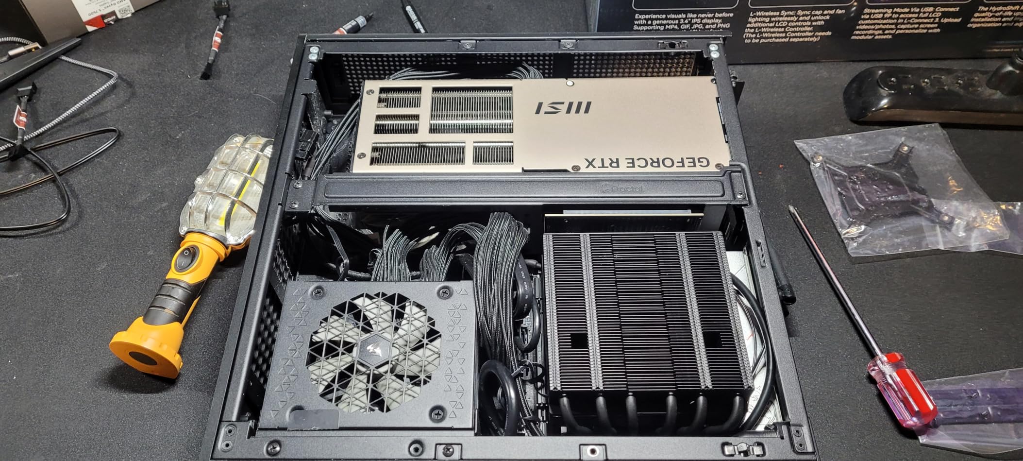 ID-COOLING IS-77-XT Black Low Profile CPU Air Cooler, 77mm Height, 6 Heatpipes, 120mm Slim PWM Fan, Compatible with Intel LGA1700/1200/115X & AMD AM5/AM4 customer photo 2