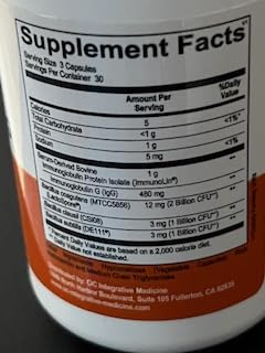 Spore Probiotic IgG by Dr. Rajsree, MD | Spore-Based Probiotic & IgG for Gut Barrier & Immune Support | 3 Bacillus Strains + Bovine Immunoglobulins | 90 Capsules customer photo 1
