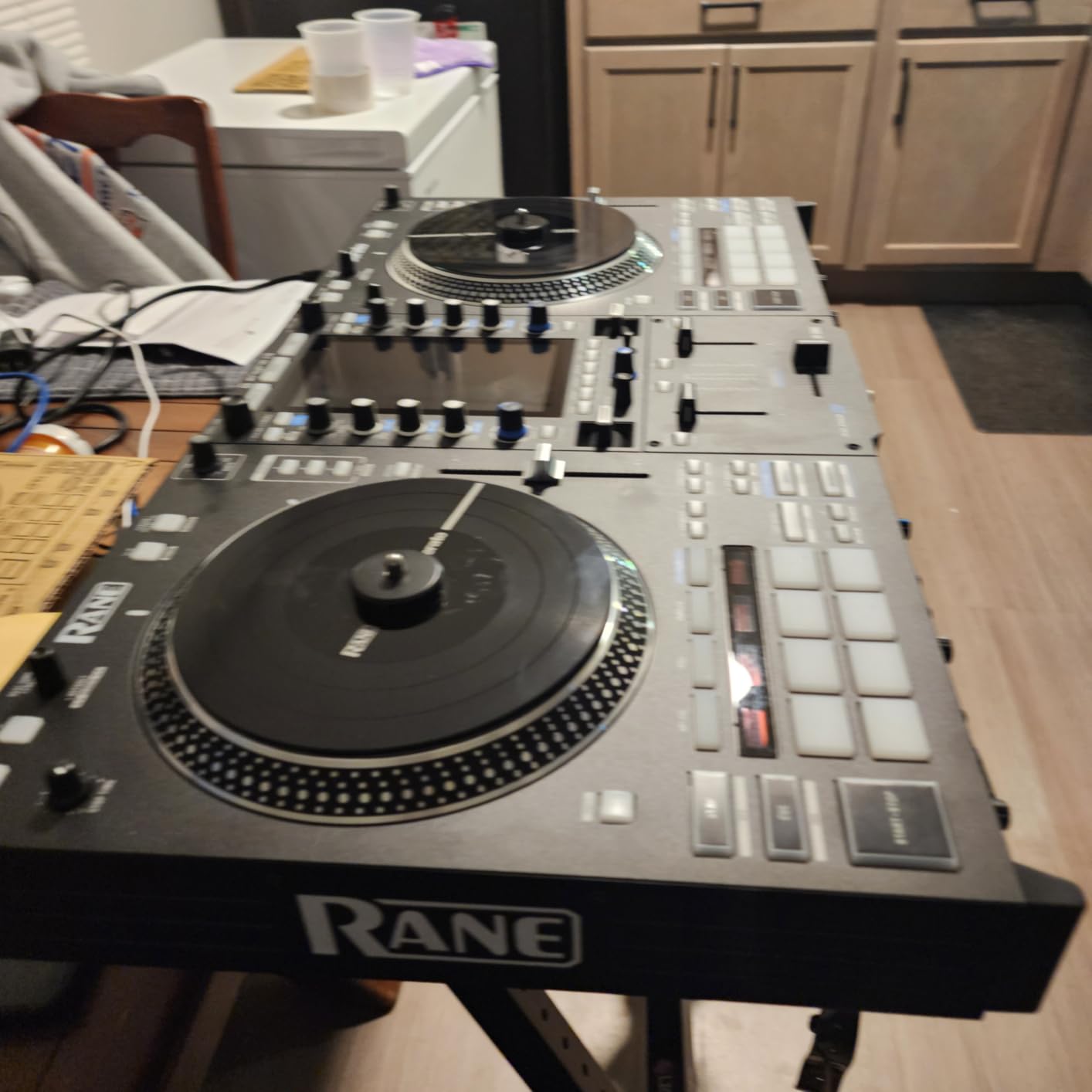 Rane System One All-in-One Standalone Motorized DJ Controller with Engine DJ OS, Seamless Mixing on 2 Decks, Stems FX, Serato DJ Pro, XLR Outputs customer photo 1