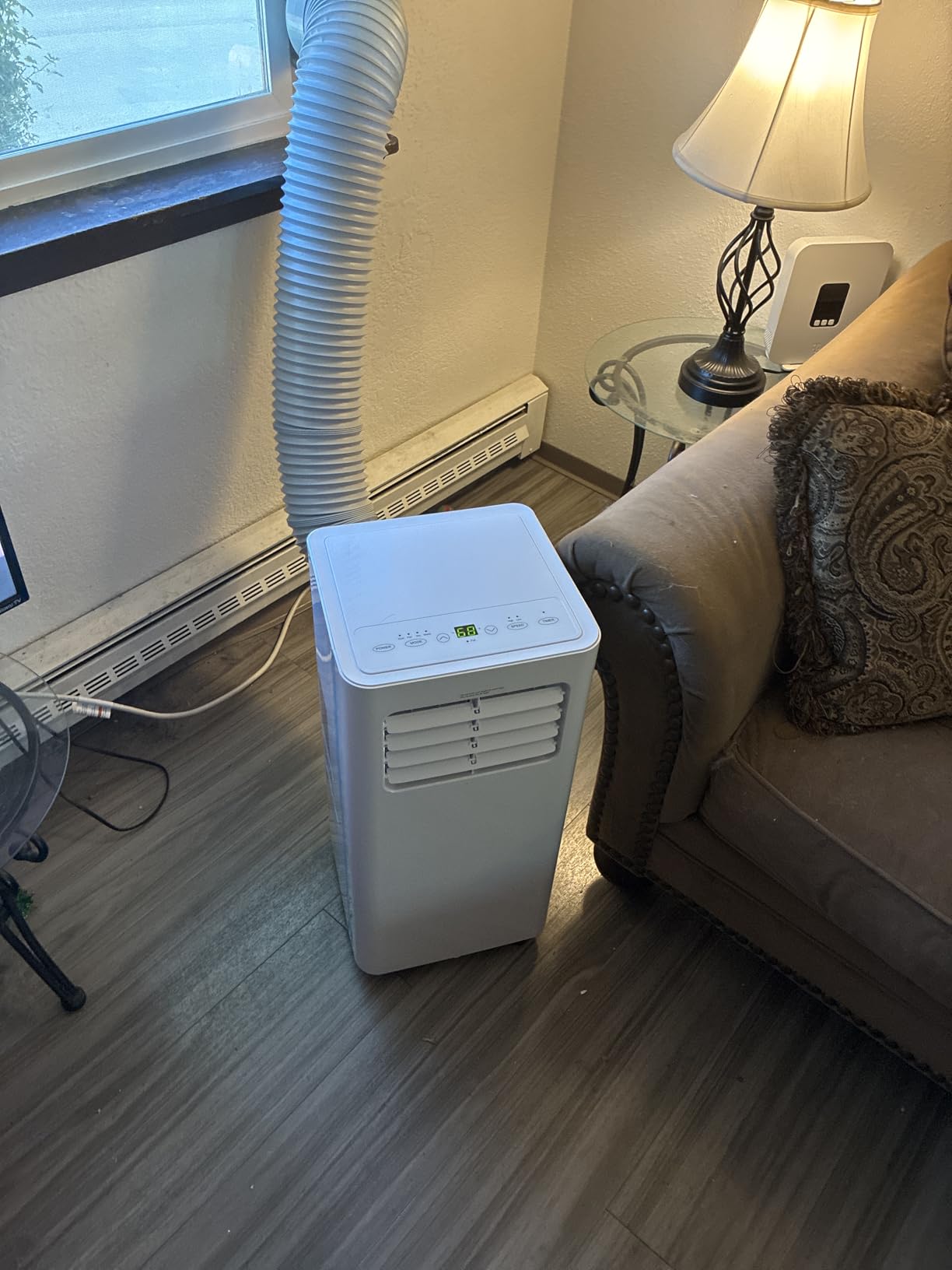 EUHOMY 8,000 BTU Portable Air Conditioners, 4-in-1 Air Conditioner Portable Up to 350 Sq.Ft., Portable AC Unit with Cool, Fan, Dehumidifier, Sleep, 24H Timer, Remote and Installation Kit, for Bedroom customer photo 2