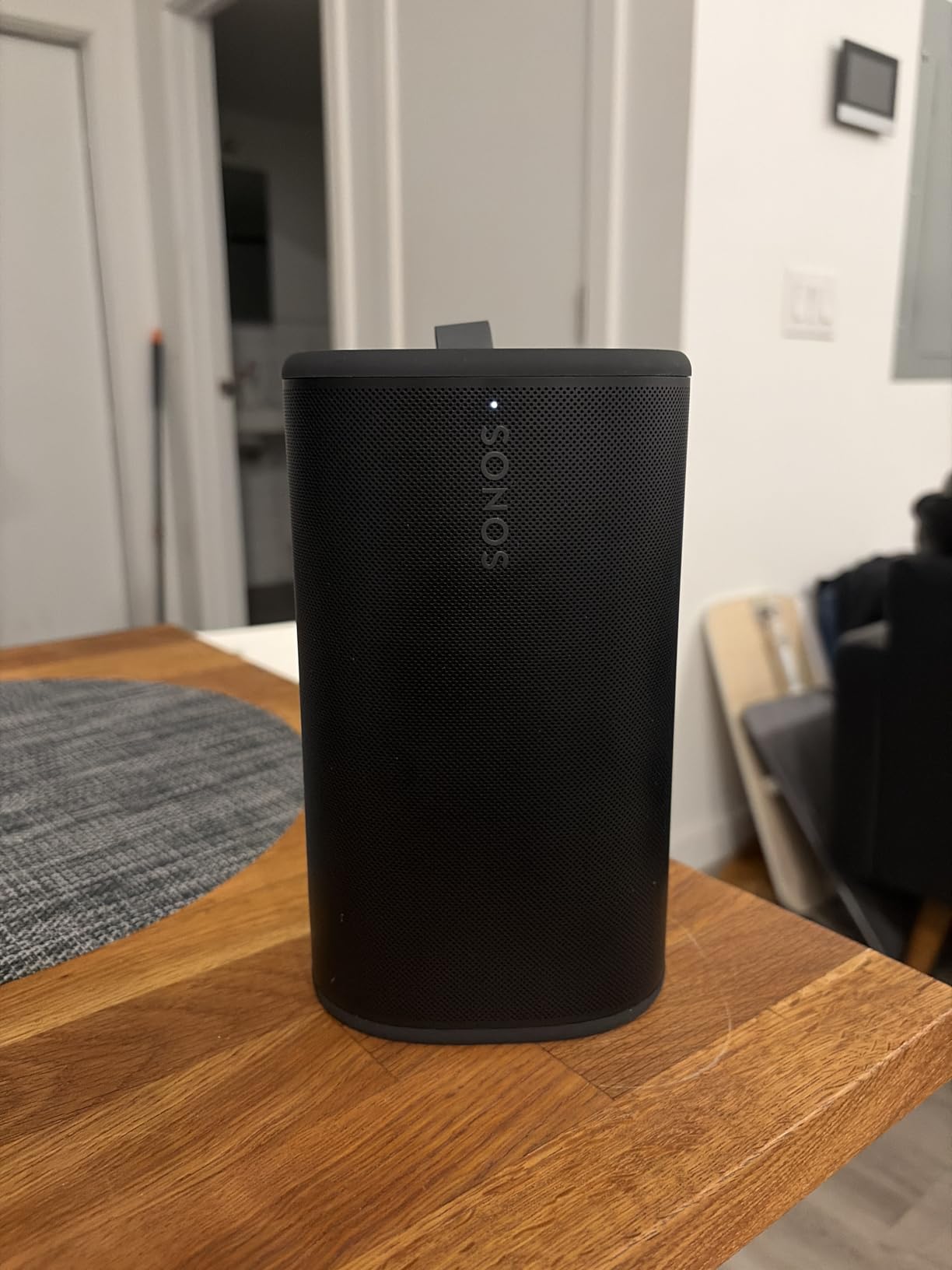 Sonos Play Portable WiFi and Bluetooth Speaker - Black | 24-Hr Battery with Included Charging Base | Stereo Pairing & Multi-Room WiFi | AirPlay 2 | IP67 Waterproof | Carrying Loop customer photo 1