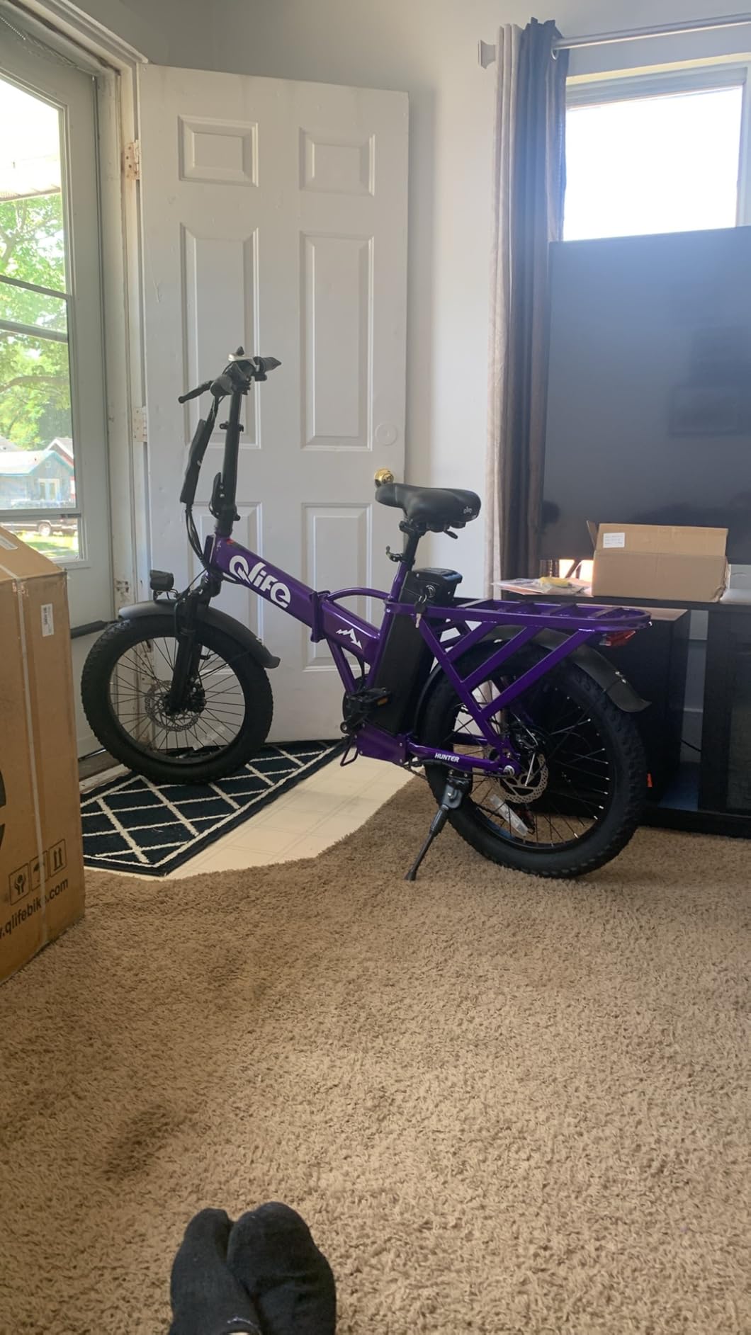 Qlife Hunter/Hunter Plus Folding Electric Bikes for Adult, Peak 1800W Ebike customer photo 1