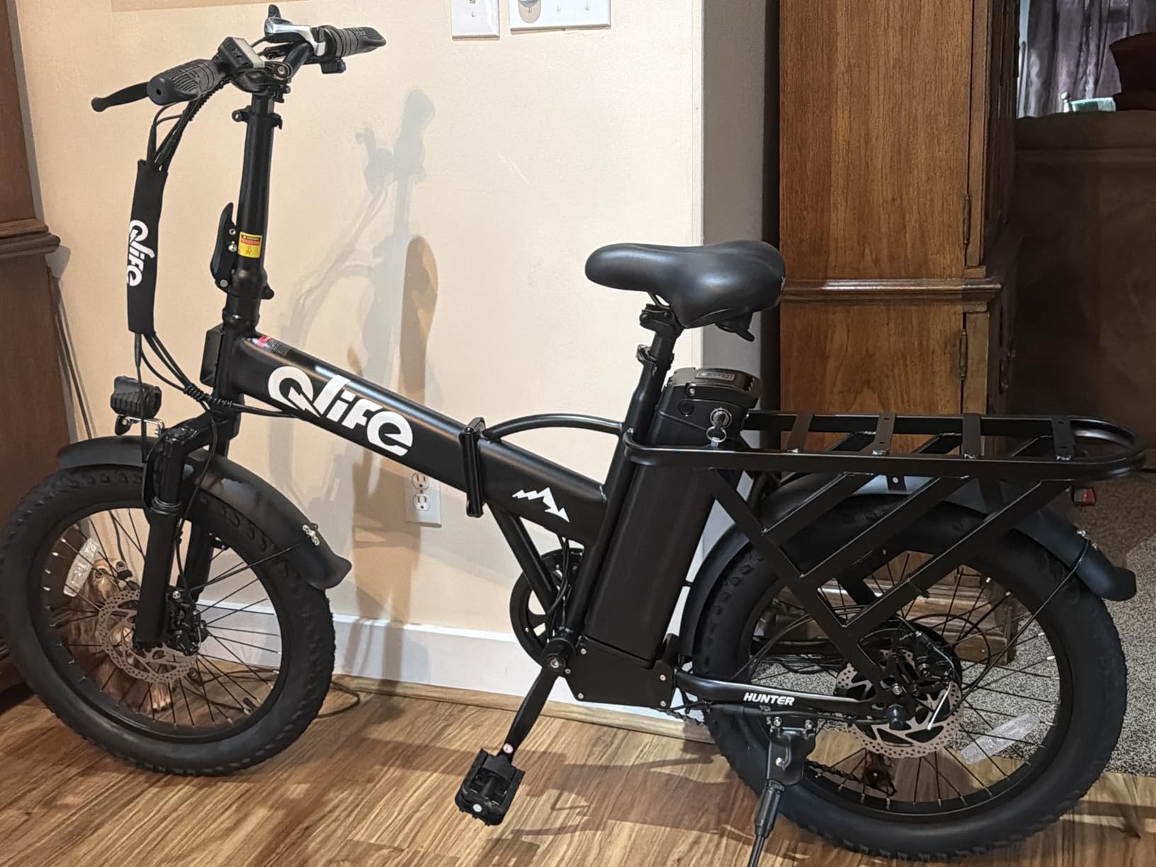 Qlife Hunter/Hunter Plus Folding Electric Bikes for Adult, Peak 1800W Ebike customer photo 2