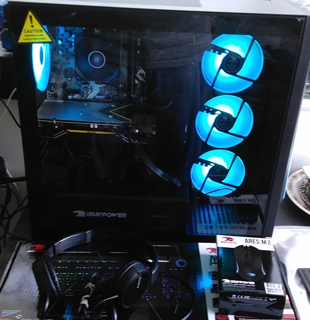 iBUYPOWER Element Gaming PC Desktop Computer Intel Core i7 14700F CPU, NVIDIA GeForce RTX 5070 12GB GPU, 32GB DDR5 RAM, 1TB NVMe SSD, Windows 11 Home, Gamer Keyboard and Mouse - EBI7N5704 customer photo 1