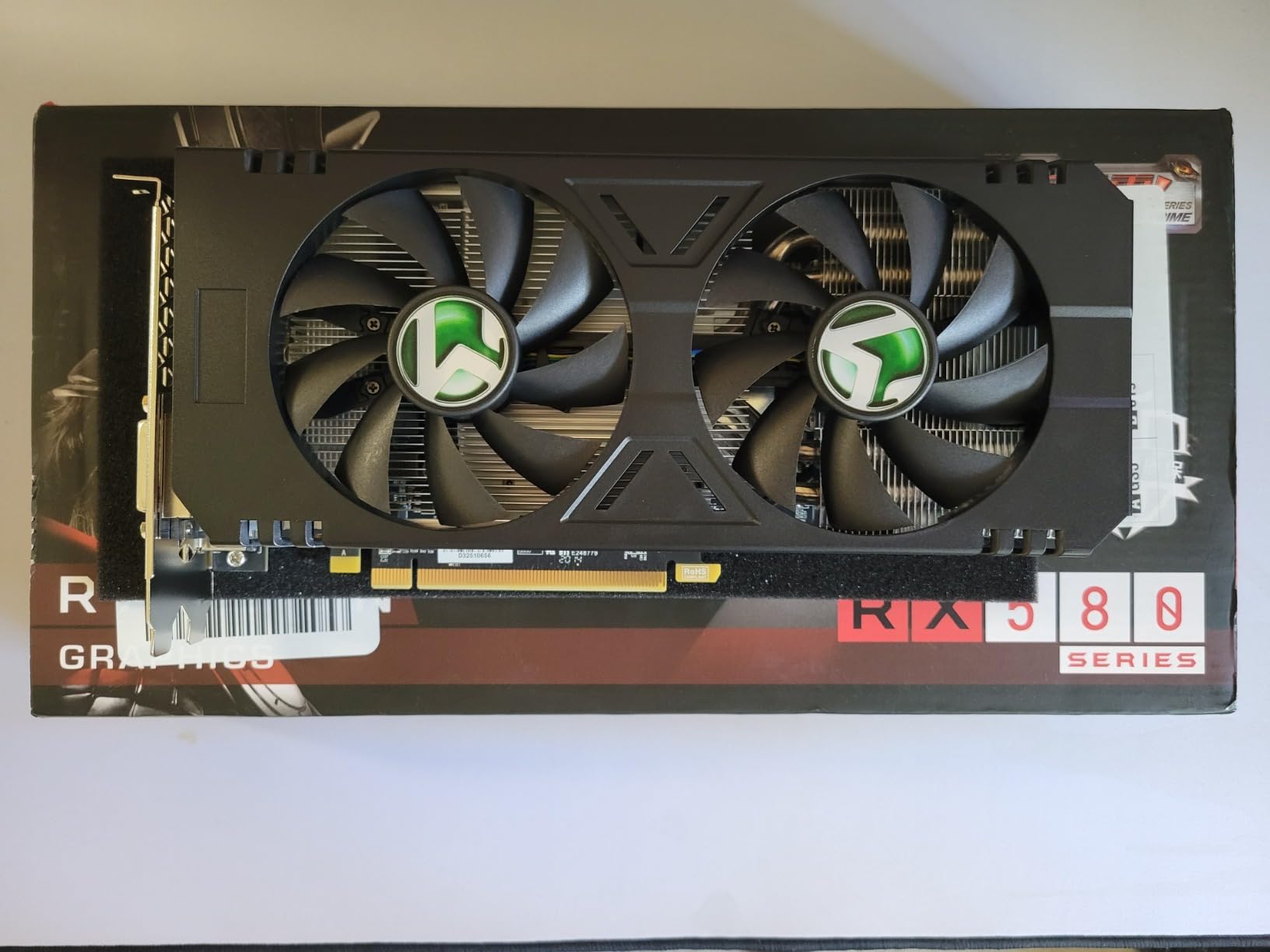 AMD Radeon RX 580 8GB 2048SP GDDR5 Computer Video Graphics Card, 256 Bit customer photo 2