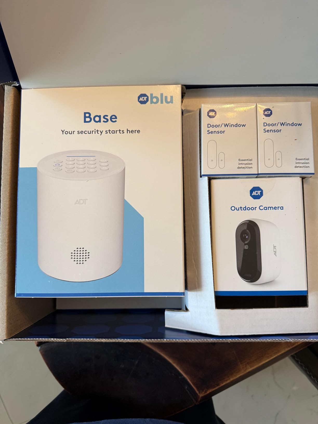 ADT Blu Security Starter Kit, DIY Home Alarm System with Door and Window Sensors, Motion Detector, Wireless Security for House and Apartment, Easy Install, ADT+ App Control customer photo 1