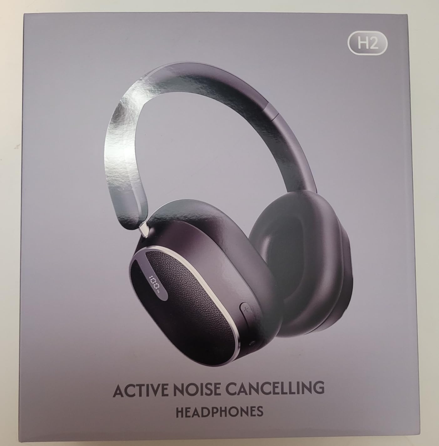 Hybrid Active Noise Cancelling Headphones, 120H Playtime Bluetooth Over Ear Headphones, Bluetooth 6.0 Wireless Headset with Display, 6 ENC Mic, Hi-Res Audio, Transparency Mode for Travel Game Black customer photo 1