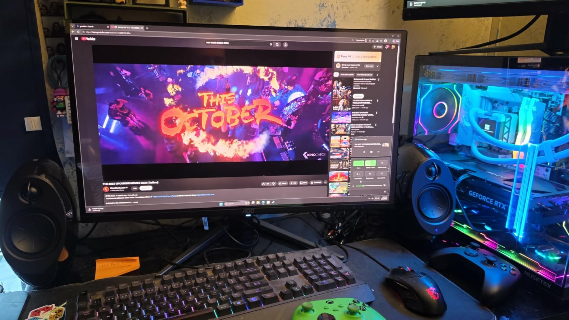 AOC 27 Inch OLED Gaming Monitor (QD-OLED), 1440p QHD 2560x1440, 240Hz, 0.03ms, HDMI 2.1, G-SYNC Compatible, HDR True Black, Height Adjustable Stand, Q27GAZDV customer photo 1