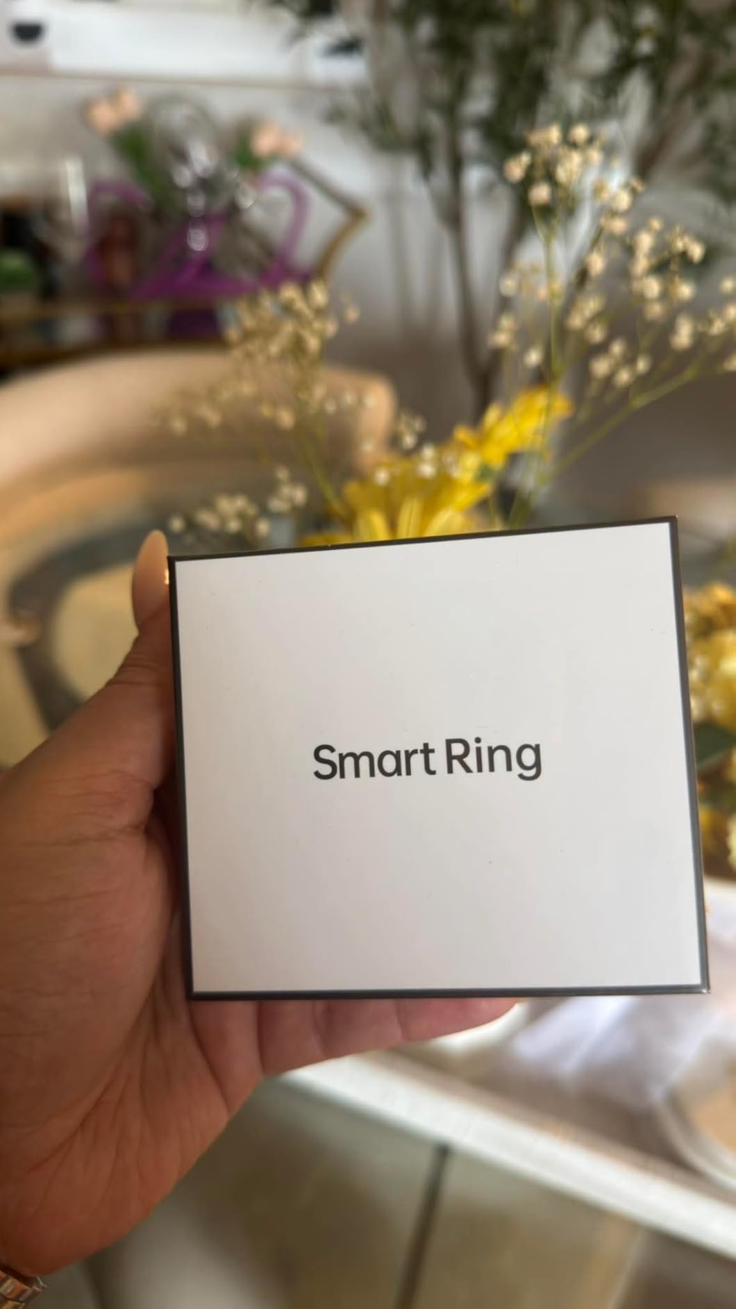 Smart Health Ring, Featuring Stress and Sleep Monitoring Functions, Compatible with iOS and Android, Waterproof Fitness Tracker for Women & Men, No Subscription Fee (Rose Gold, 10) customer photo 1