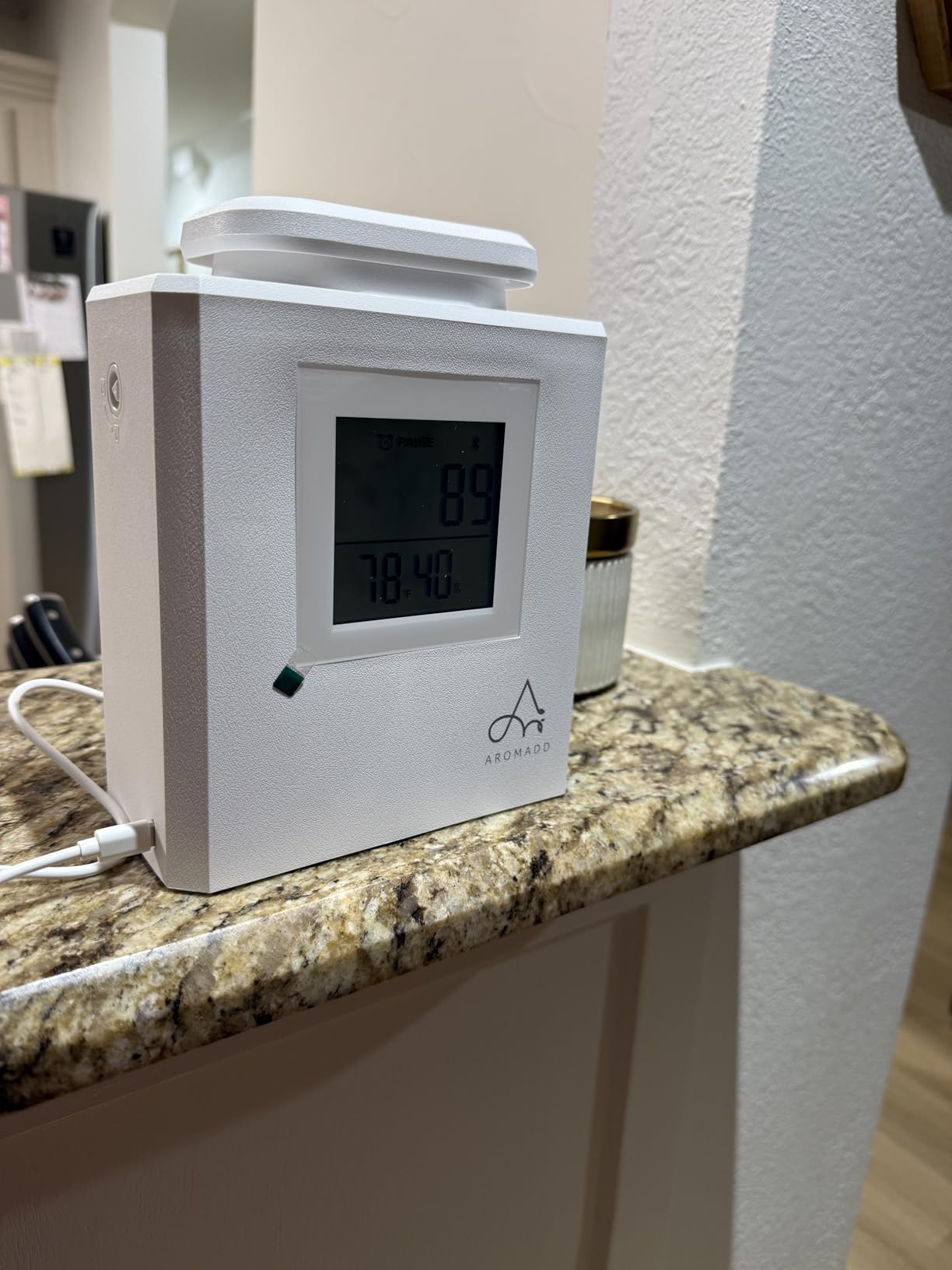 Aromadd U4 Smart HVAC Scent Diffuser for Home - 3000 Sq Ft Waterless Essential Oil Diffuser with Cold Air Tech, Whole House & Hotel Collection Scent Air Machine with Clock & Environmental Display customer photo 1