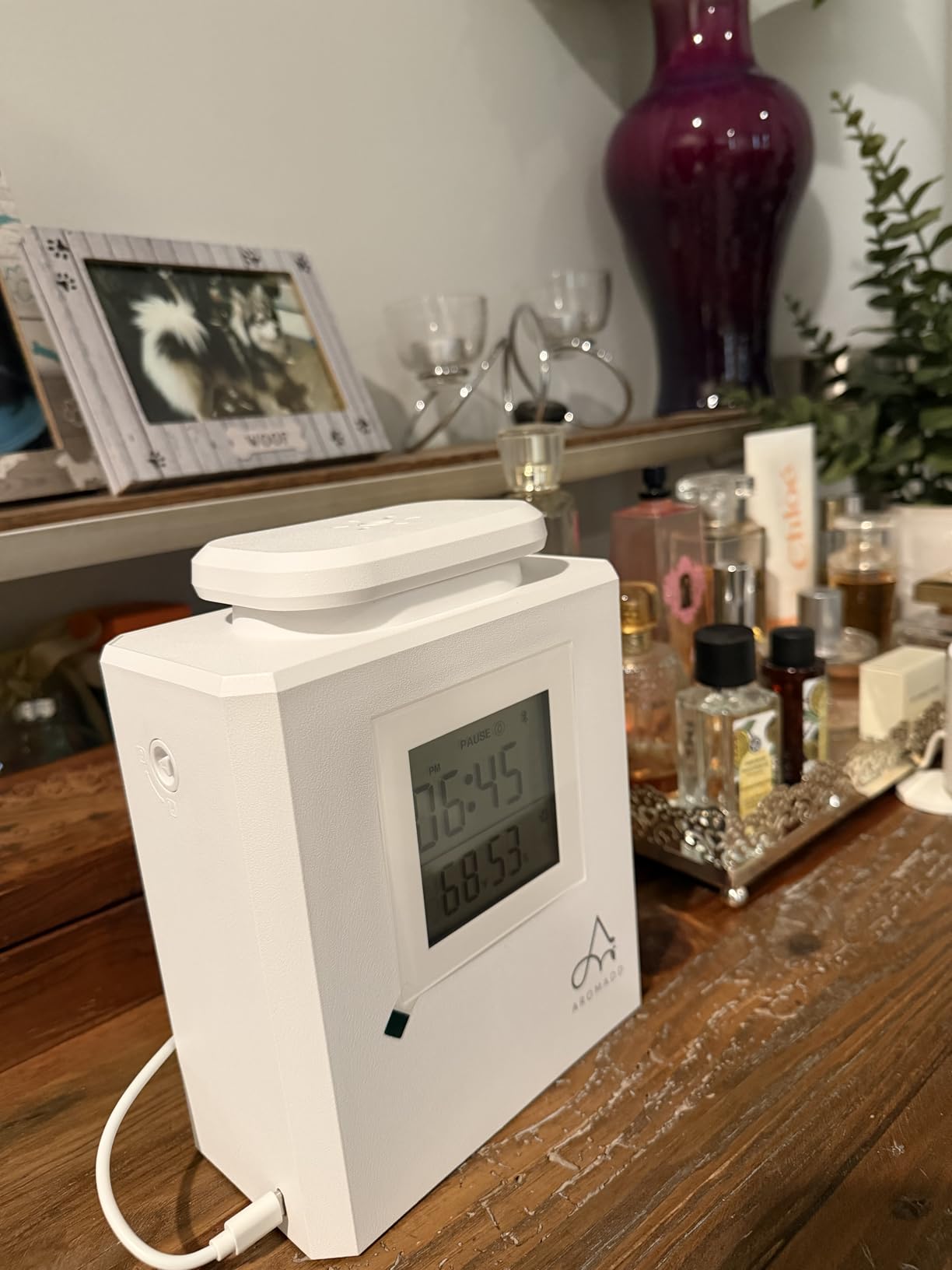 Aromadd U4 Smart HVAC Scent Diffuser for Home - 3000 Sq Ft Waterless Essential Oil Diffuser with Cold Air Tech, Whole House & Hotel Collection Scent Air Machine with Clock & Environmental Display customer photo 2