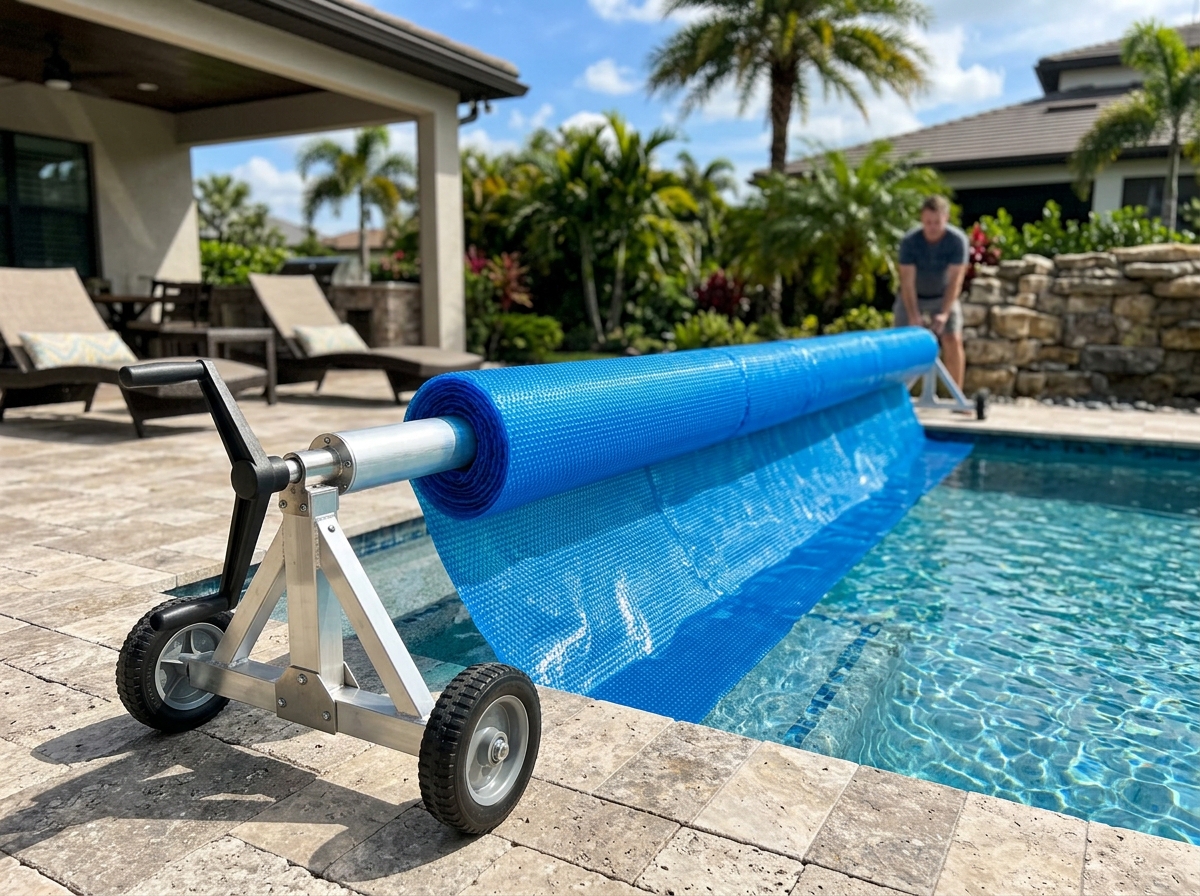 Best Solar Pool Cover Reels and Rollers