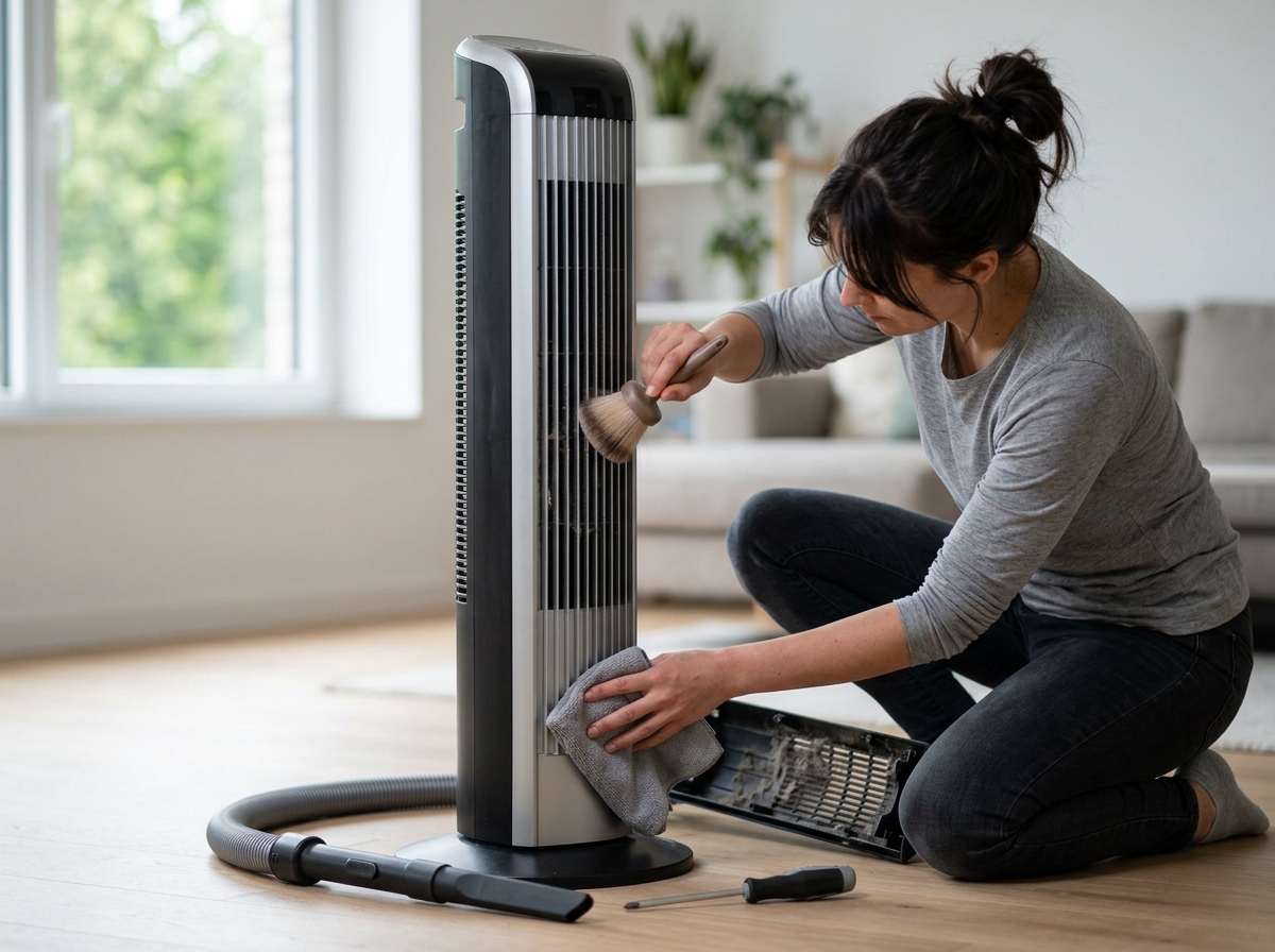 How to Clean a Tower Fan