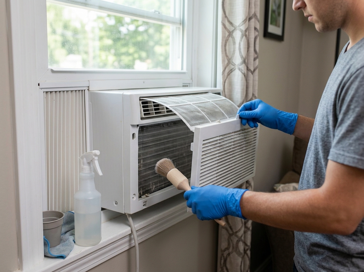 How to Clean a Window Air Conditioner Without Removing It