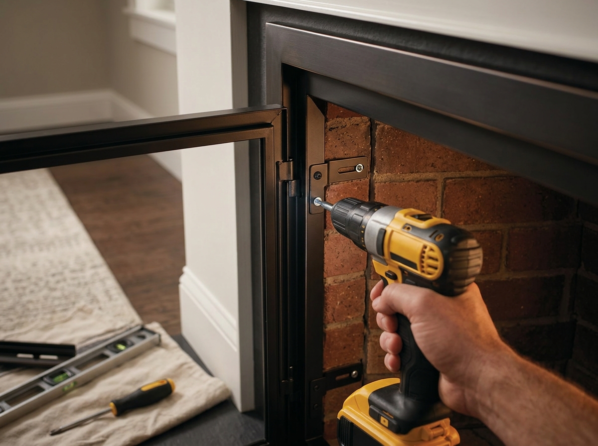 How to Install Fireplace Door