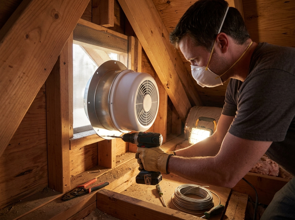 How to Install an Attic Fan 2026: Complete DIY Guide