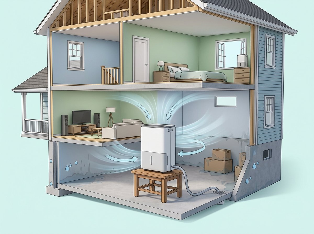 Where to Place a Dehumidifier