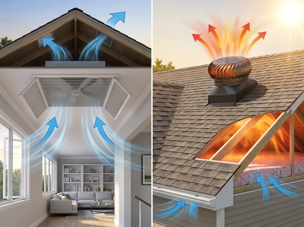 Whole House Fan vs Attic Fan
