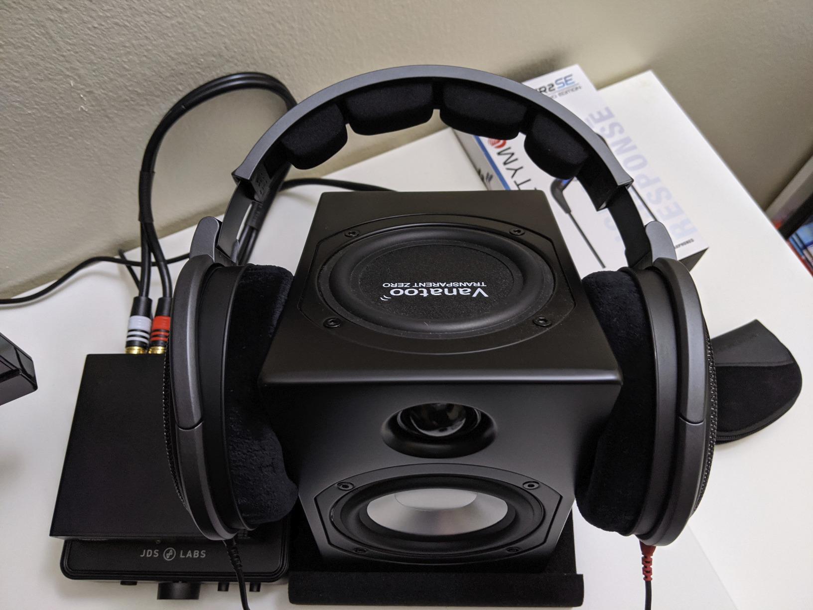 Sennheiser HD600 Headphones | Open-back design with noise isolation and ear cushions for studio monitoring, hi-fi listening and recording customer photo 1