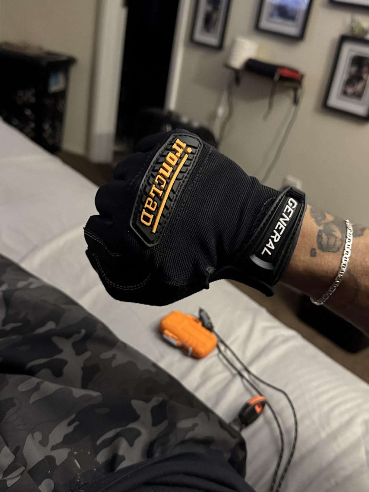 Ironclad General Utility Work Gloves GUG, All-Purpose, Performance Fit, Durable, Machine Washable (1 Pair) Black customer photo 1