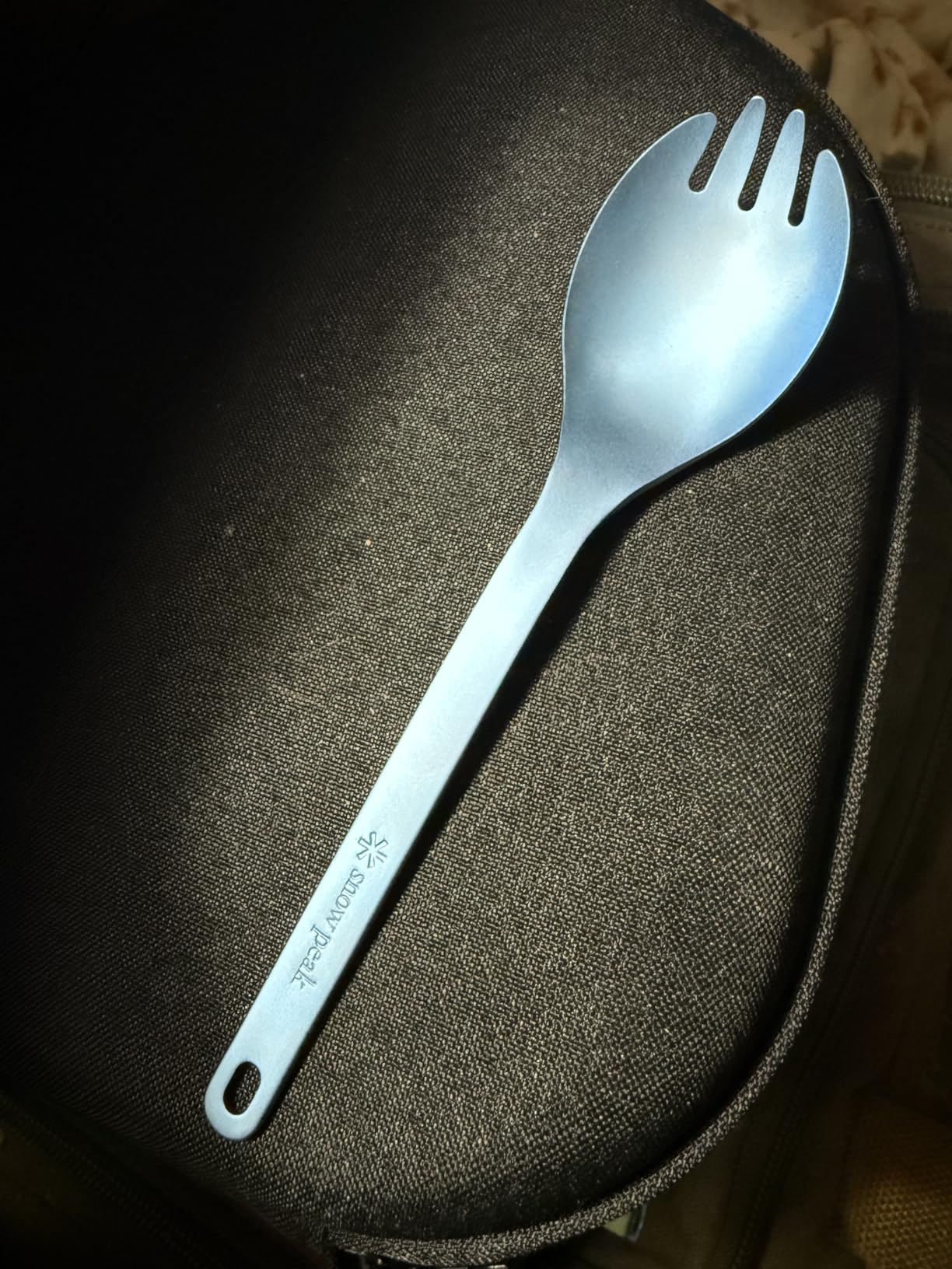 Snow Peak Titanium Spork for Outdoor Use, Portable and Durable, Titanium customer photo 2