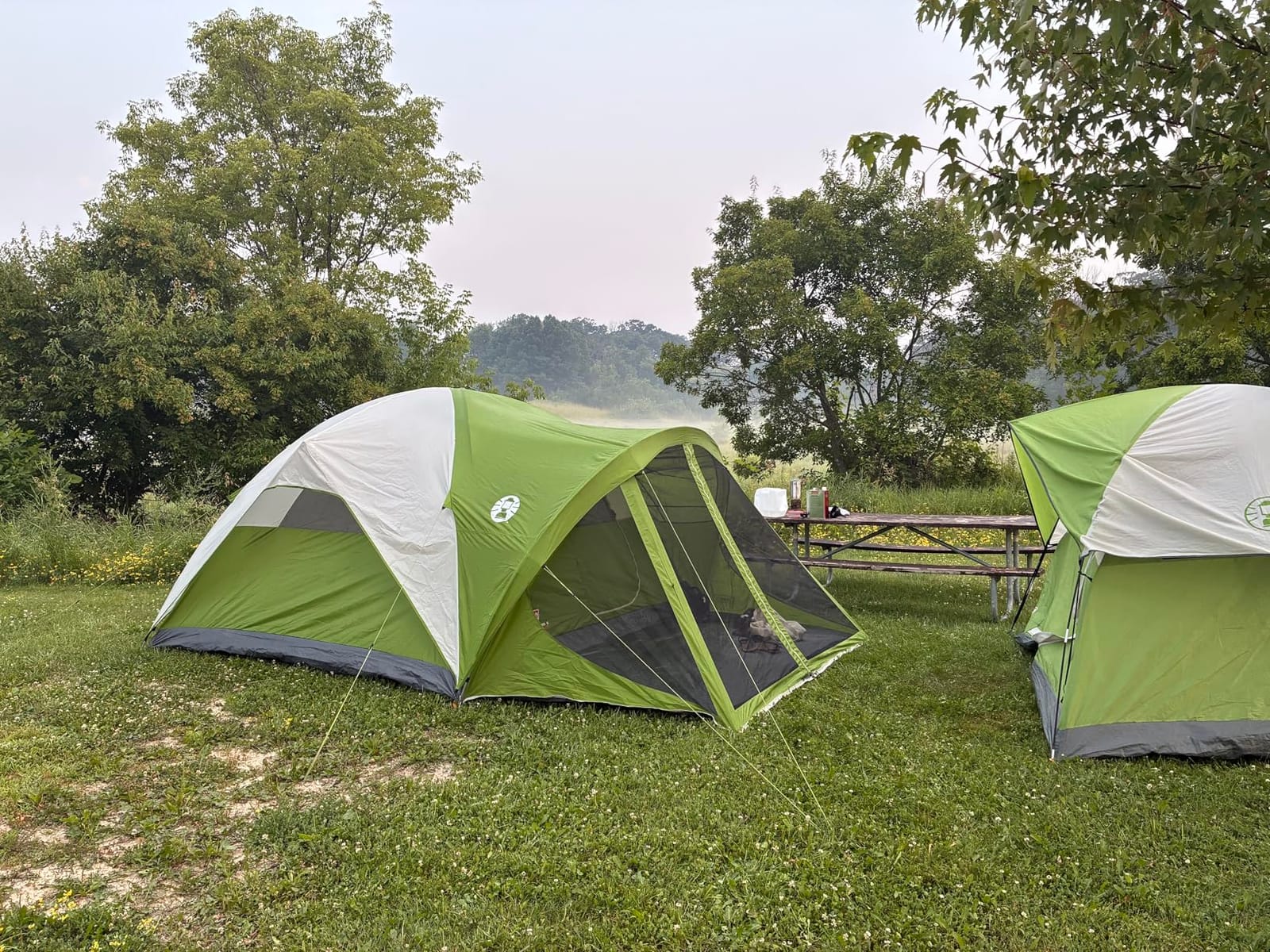 Coleman Evanston Tent with Screen Room Weatherproof Tent Sets Up in 15 Mins Included Rainfly & Carry Bag Made of PFAS-Free Materials customer photo 2