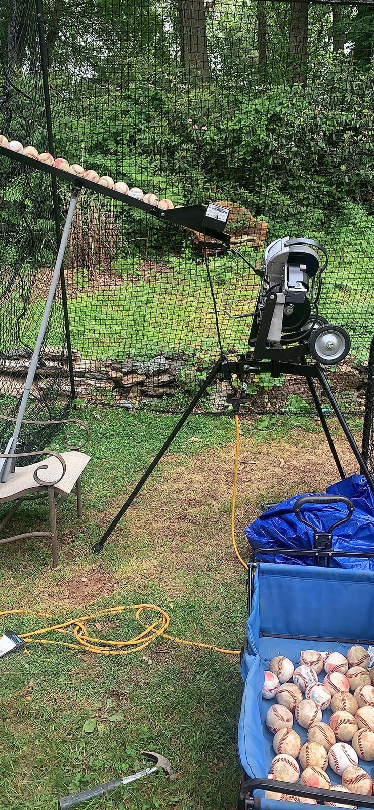 Junior Hack Attack Baseball Pitching Machine by Sports Attack customer photo 1