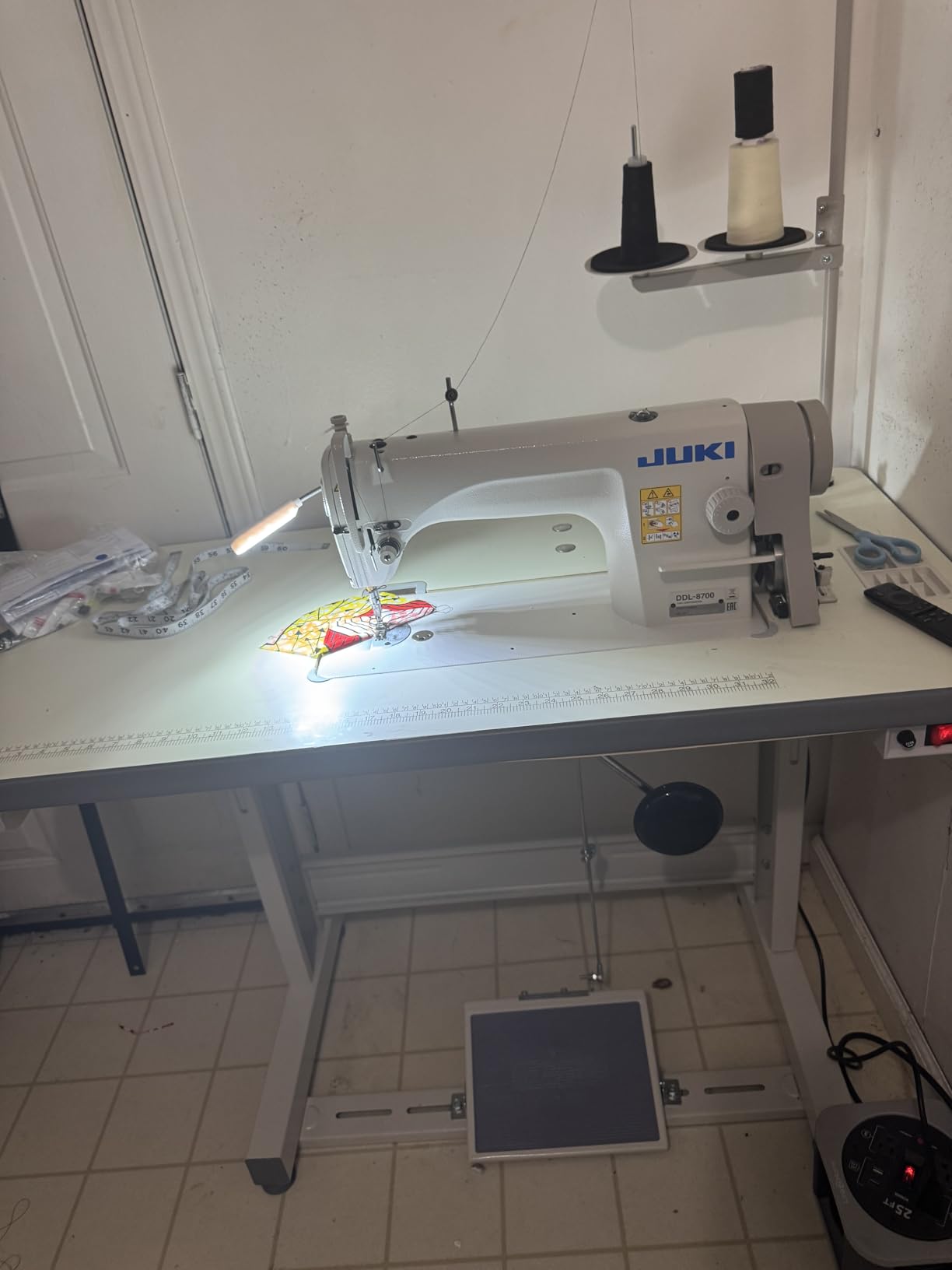 Juki DDL-8700 Industrial Straight Stitch Sewing Machine customer photo 1