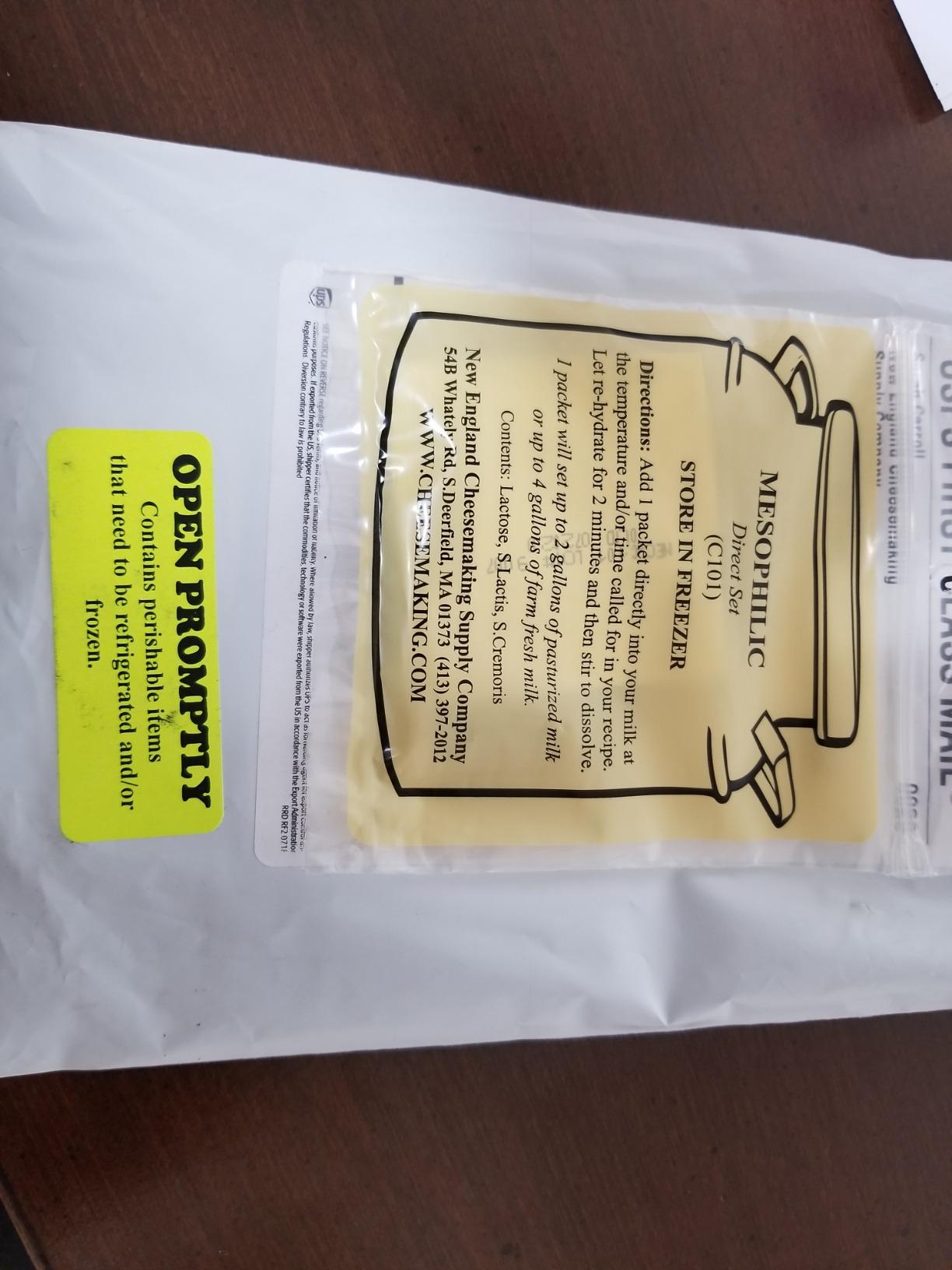 Mesophilic Direct Set Cheese Culture, 5-Pack customer photo 2