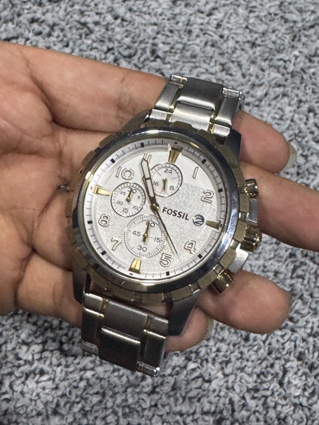 Men's Watch, Dean Quartz Stainless Steel Chronograph Watch for Men customer photo 1