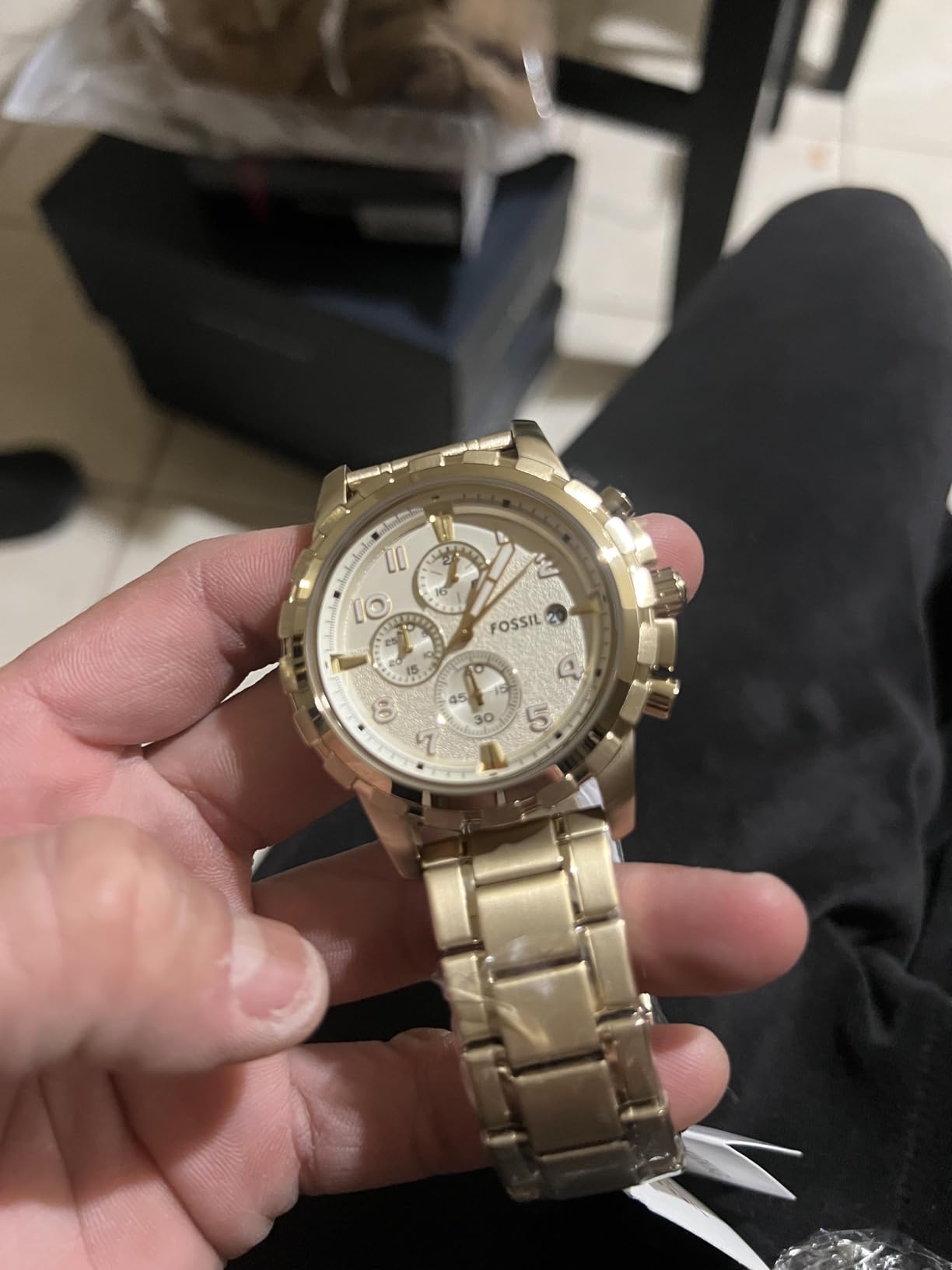 Men's Watch, Dean Quartz Stainless Steel Chronograph Watch for Men customer photo 2