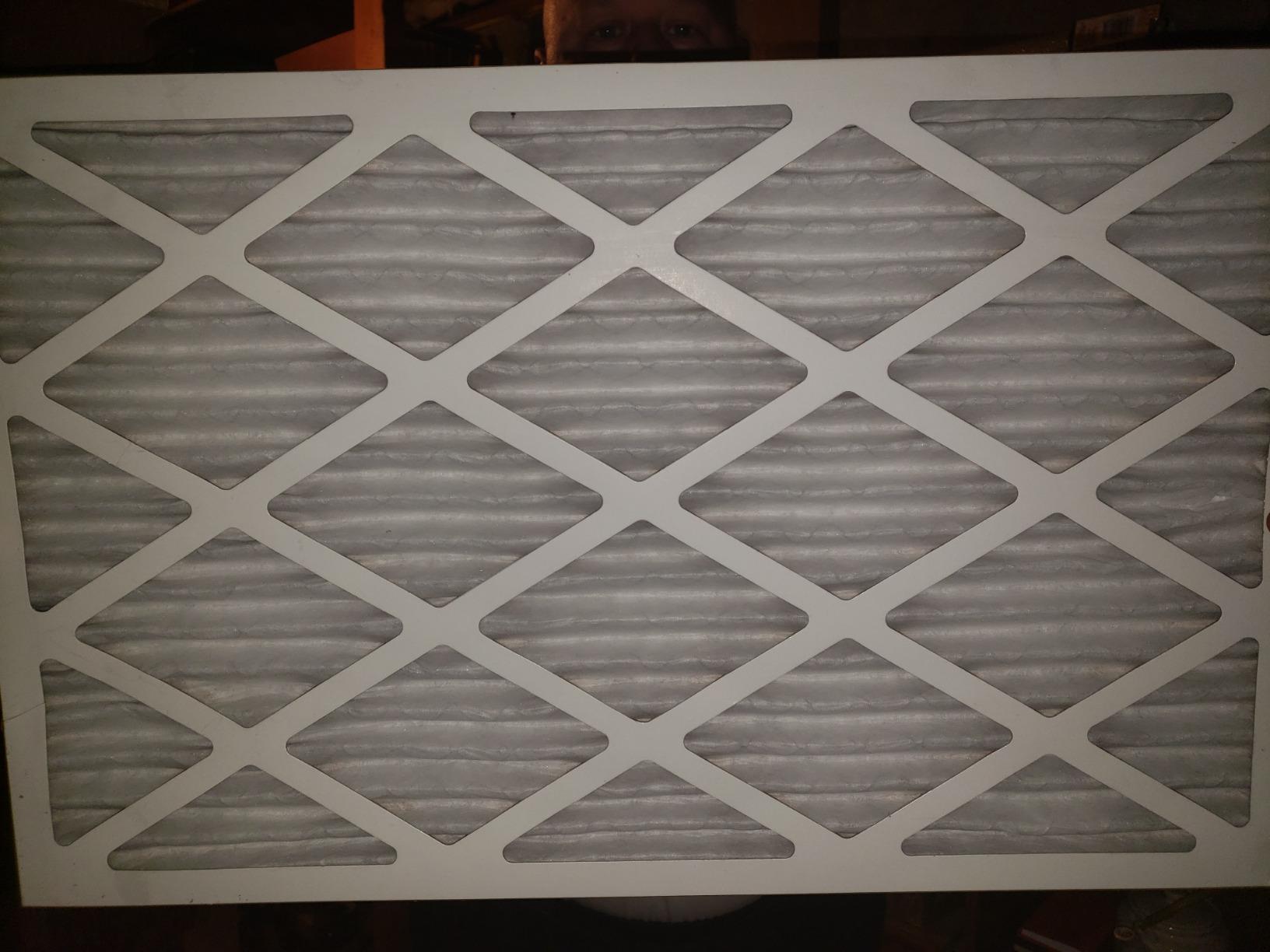 Filterbuy 16x25x1 Air Filter MERV 8 Dust & Allergy Defense (6-Pack) | Electrostatic Pleated HVAC AC Furnace Filters Replacement, Made in USA (Actual Size: 15.50 x 24.50 x 0.75) customer photo 1